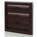 Blauberg BB-CHK-100-3-VJBR Cooker Hood Gravity Shutter Vent Duct Kit Fan Extractor 4" 100mm Brown - westbasedirect.com