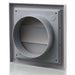 Blauberg DECOR 185X185/150G GREY Plastic Vented Back Draught Air Gravity Shutter Ventilation Grille 6" 150mm - westbasedirect.com