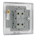 BG NBS13 Nexus Metal Intermediate Light Switch 10A - Brushed Steel - westbasedirect.com