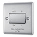 BG NBS15 Nexus Metal Fan Isolator Switch TP 10A - Brushed Steel - westbasedirect.com