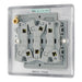 BG NBS15 Nexus Metal Fan Isolator Switch TP 10A - Brushed Steel - westbasedirect.com