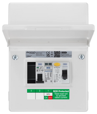Sync Energy CFUEV5A 5 Module IP20 Metal Metal EV Charger Circuit Protection with 40A 30mA Type A RCD, 40A B Curve MCB & Type 2 SPD