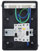 Sync Energy CFEV5A 5 Module IP65 Weatherproof Grey Metal EV Charger Circuit Protection with 40A 30mA Type A RCD, 40A B Curve MCB & Type 2 SPD - westbasedirect.com