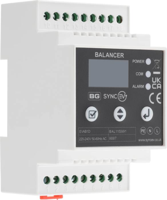 Sync Energy EVAB1D Balancer EV Load Management CT Hub Standalone