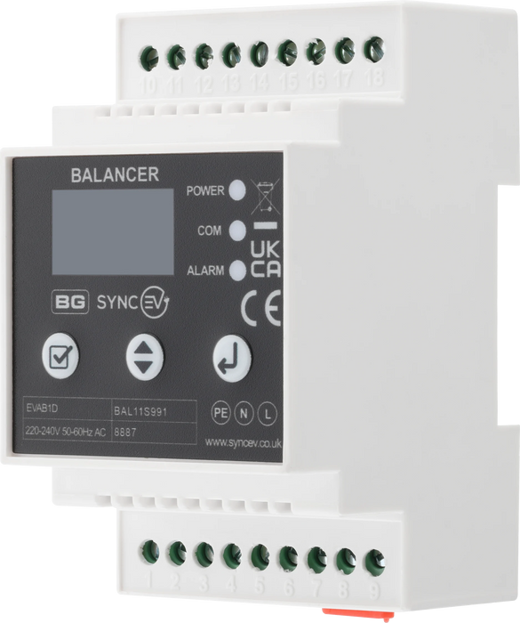 Sync Energy EVAB1D Balancer EV Load Management CT Hub Standalone