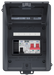 Sync Energy CFEV6 5 Module IP65 Weatherproof Grey Metal EV Charger Circuit Protection with 100A Main Switch, 40A B Curve MCB & Type 2 SPD - westbasedirect.com
