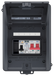 Sync Energy CFEV5RDA 5 Module IP65 Weatherproof Grey Metal EV Charger Circuit Protection with 40A Type A DP RCBO, 100A Main Switch & Type 2 SPD - westbasedirect.com