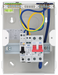 Sync Energy CFUEV5RDA 5 Module IP20 Metal Metal EV Charger Circuit Protection with 40A Type A DP RCBO, 100A Main Switch & Type 2 SPD - westbasedirect.com
