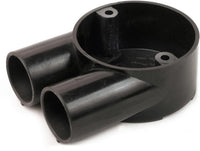 Univolt CB-25/2-U-BK 25mm Branch 2 Way Black