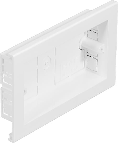 Univolt MIB-120/100-TWIN Twin Gang Socket Box for Maxi Trunking White ...