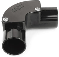 Univolt IE-20-BK 20mm Inspection Elbow Black