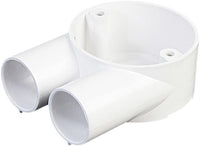 Univolt CB-25/2-U-WH 25mm Branch 2 Way White