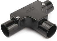 Univolt IT-20-BK 20mm Inspection Tee Black