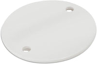 Univolt CPL-16-25-WH 16-25mm Circular Lids with Lip - White