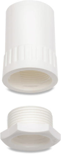 Univolt AFT/MBS-25-WH 25mm Female Adaptors White