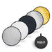 Phot-R 56cm Collapsible 5-in-1 Studio Reflector - westbasedirect.com