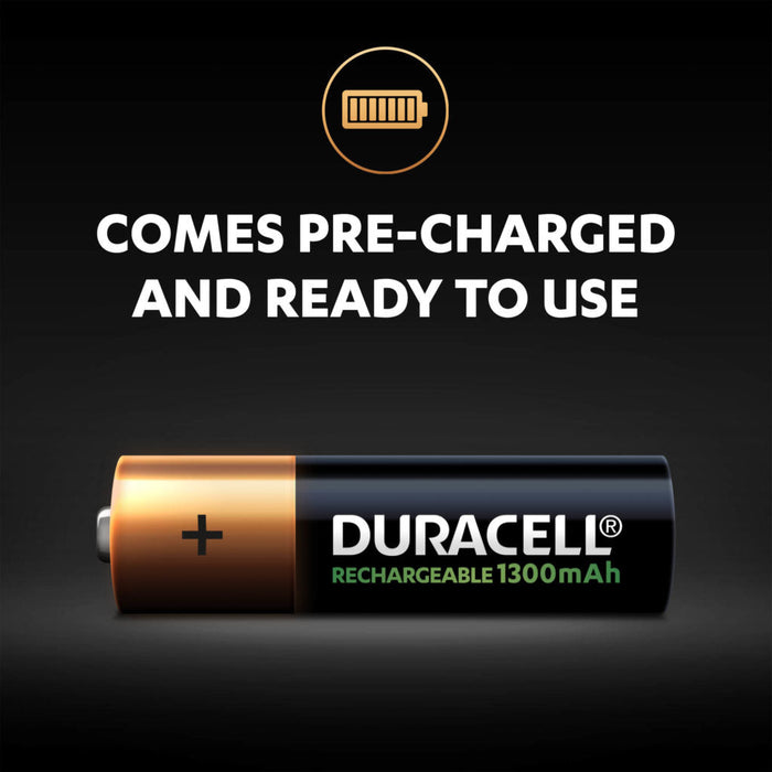 Duracell Rech. Plus AA 1300mAh | 4 Pack - westbasedirect.com