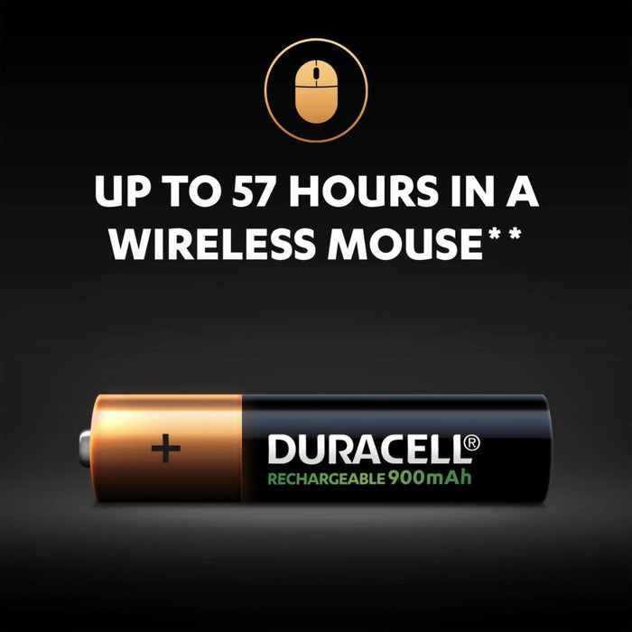 Duracell Rech. Ultra AAA 900mAh | 4 Pack - westbasedirect.com