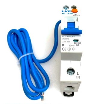 LIVE Electrical RS140B-030 Mini RCBO | 40A B Curve 6kA 30mA Type AC ...