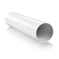 Blauberg Plastic Circular Solid Ducting 150mm dia x 1m long