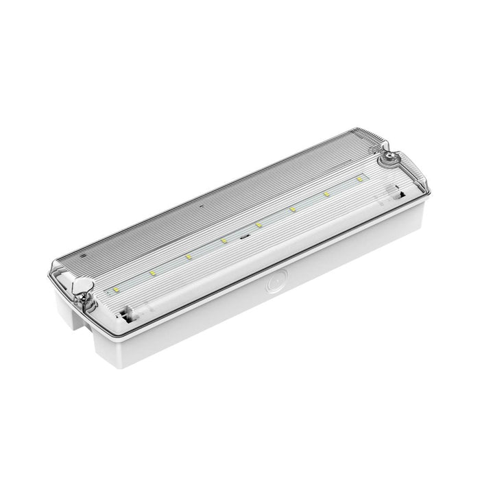 Collingwood EMBW1MS Salvus Emergency Bulkhead White, Maintained/Non-Maintained, Manual & Self-Test, 2.5W, IP65