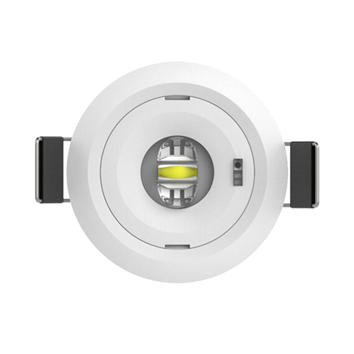 Collingwood EMRW1MS Salvus Route Recessed Emergency Downlight, White, Non-Maintained, Manual & Self-Test, 1.5W, IP20