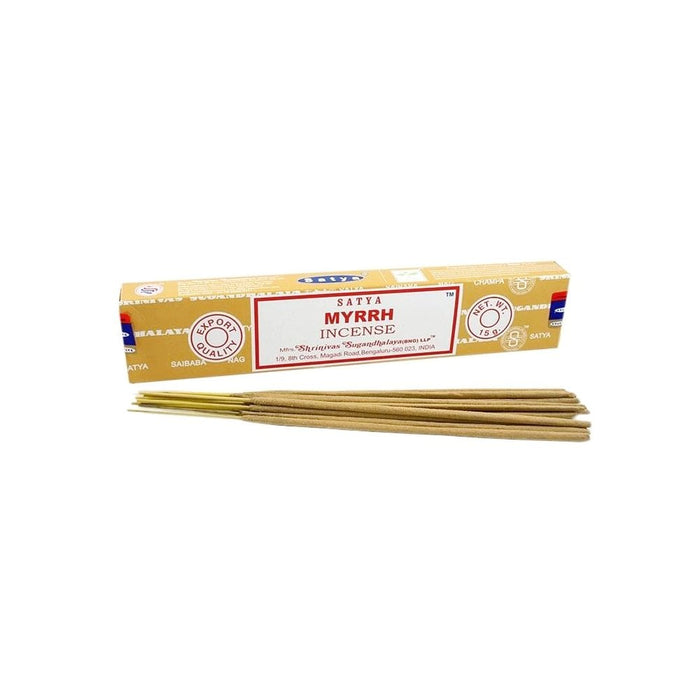 Satya Myrrh 15g | 1 Pack (12 Sticks) - westbasedirect.com