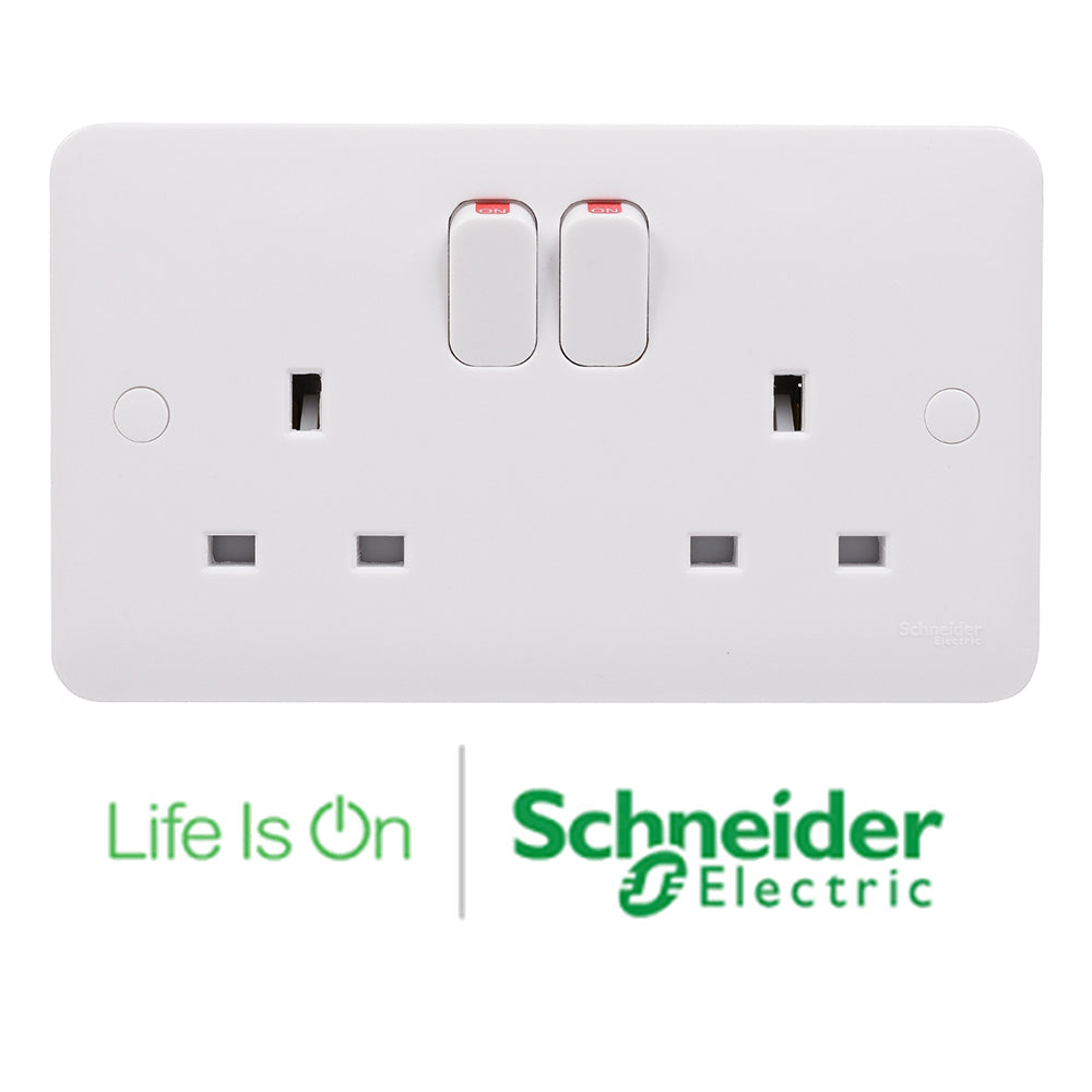 Schneider Lisse White Moulded