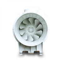 Envirovent SILMV250/100T SILENT MV Ultra Quiet In Line Fan 2 speed with Timer