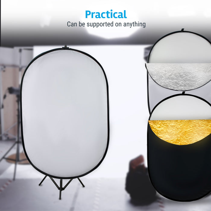 Phot-R 91x122cm Collapsible 5-in-1 Studio Reflector - westbasedirect.com