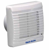 Vent-Axia 251210 VA100LT 100mm Bathroom Extractor Fan with Overrun Timer & Indication Light