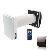 Blauberg VENTO-MIDI-AIR-BRO Vento Midi-Air Decentralised Single Room Heat Recovery Unit - WiFi - Brown Cowl